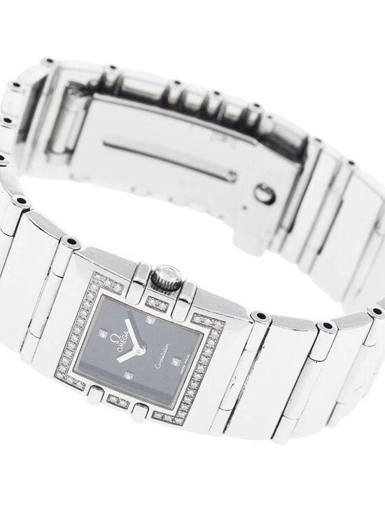 OMEGA Constellation Diamond Bezel black Dial Quartz Ladies Watch_939335 main image 8